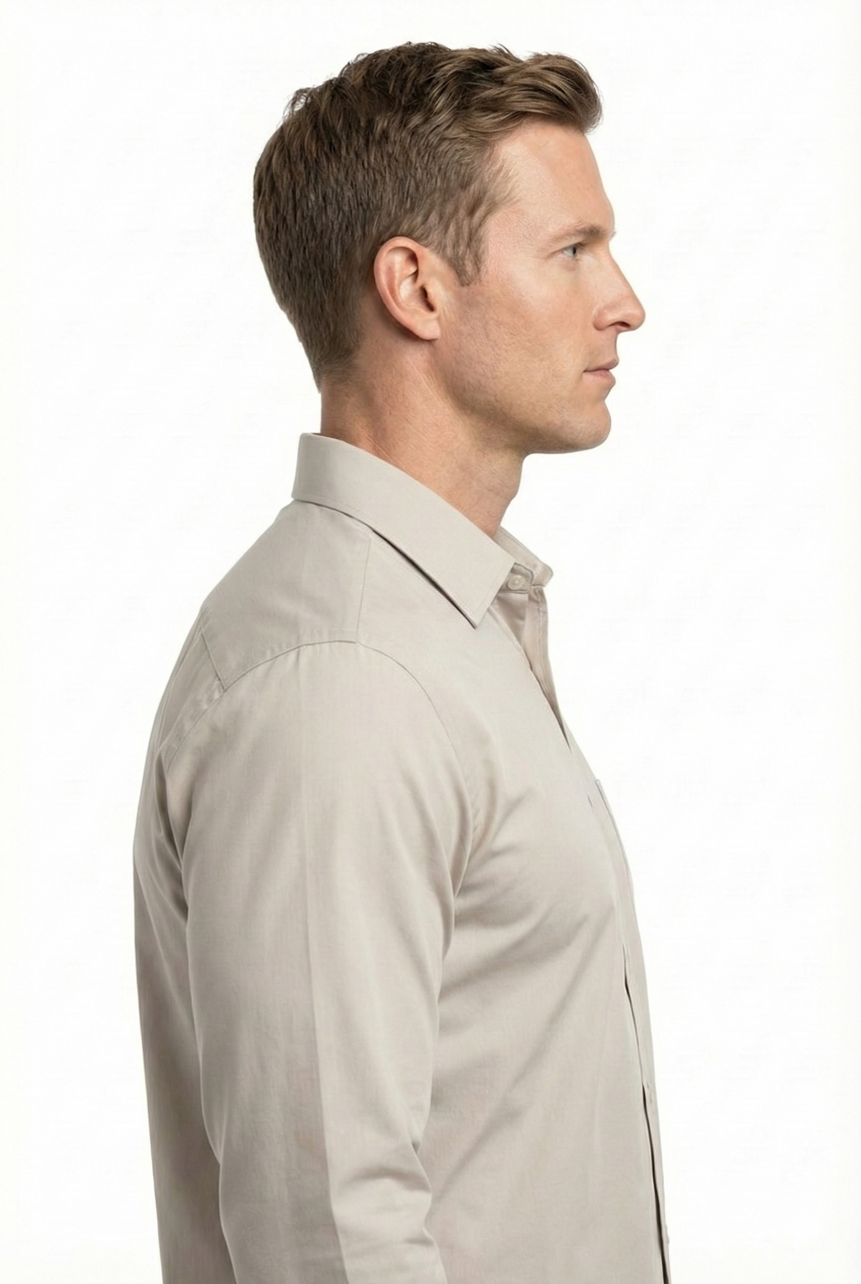 The Stone Satin Oxford