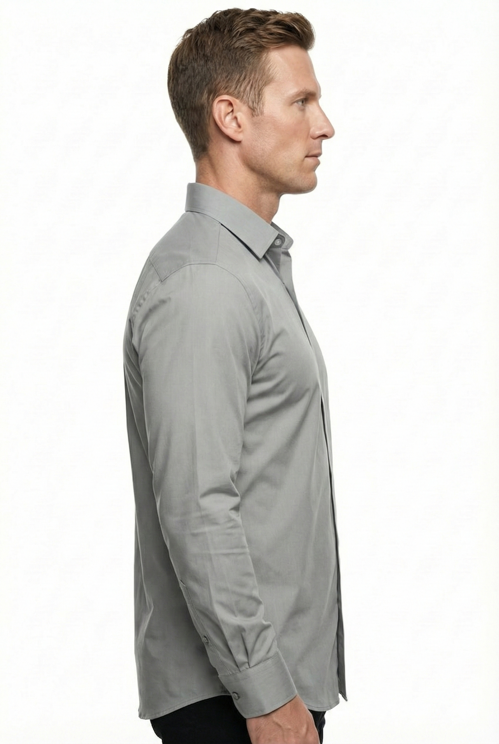 The Satin Slate Shirt