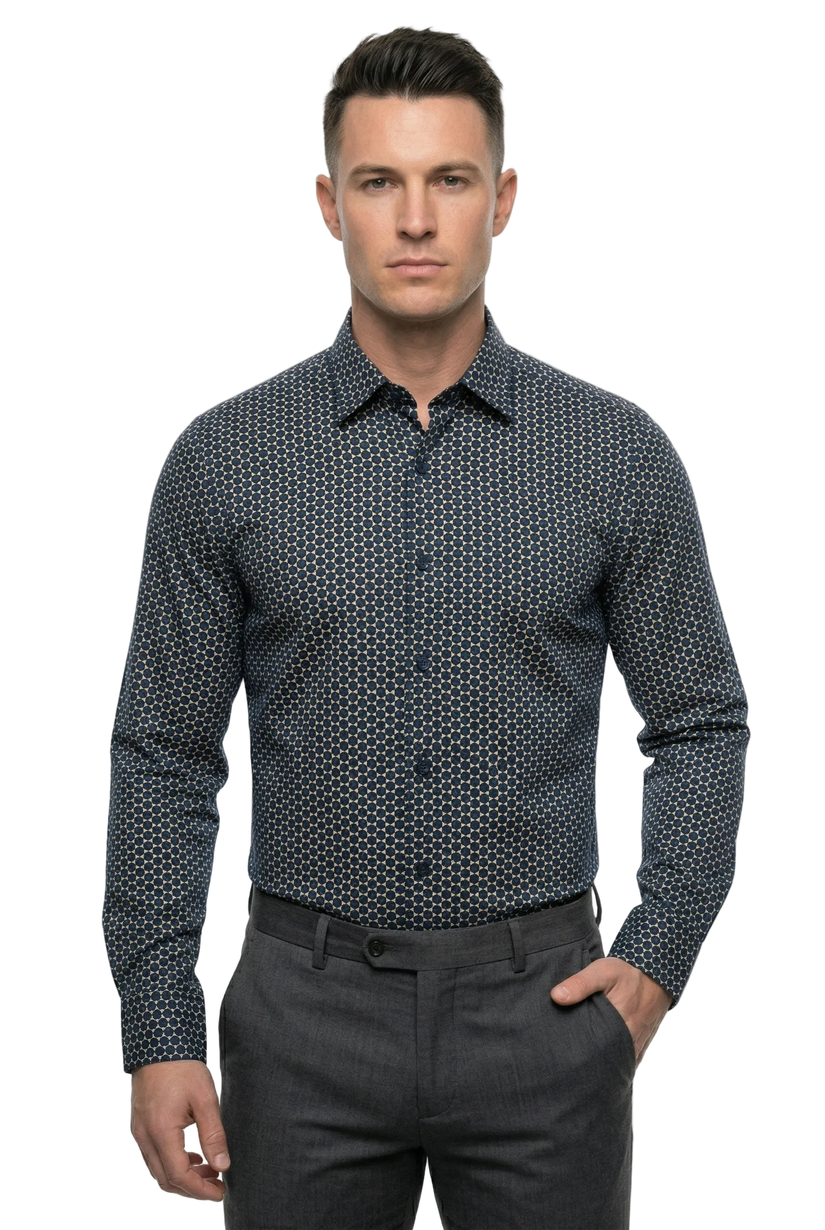 The Geometric Print Shirt