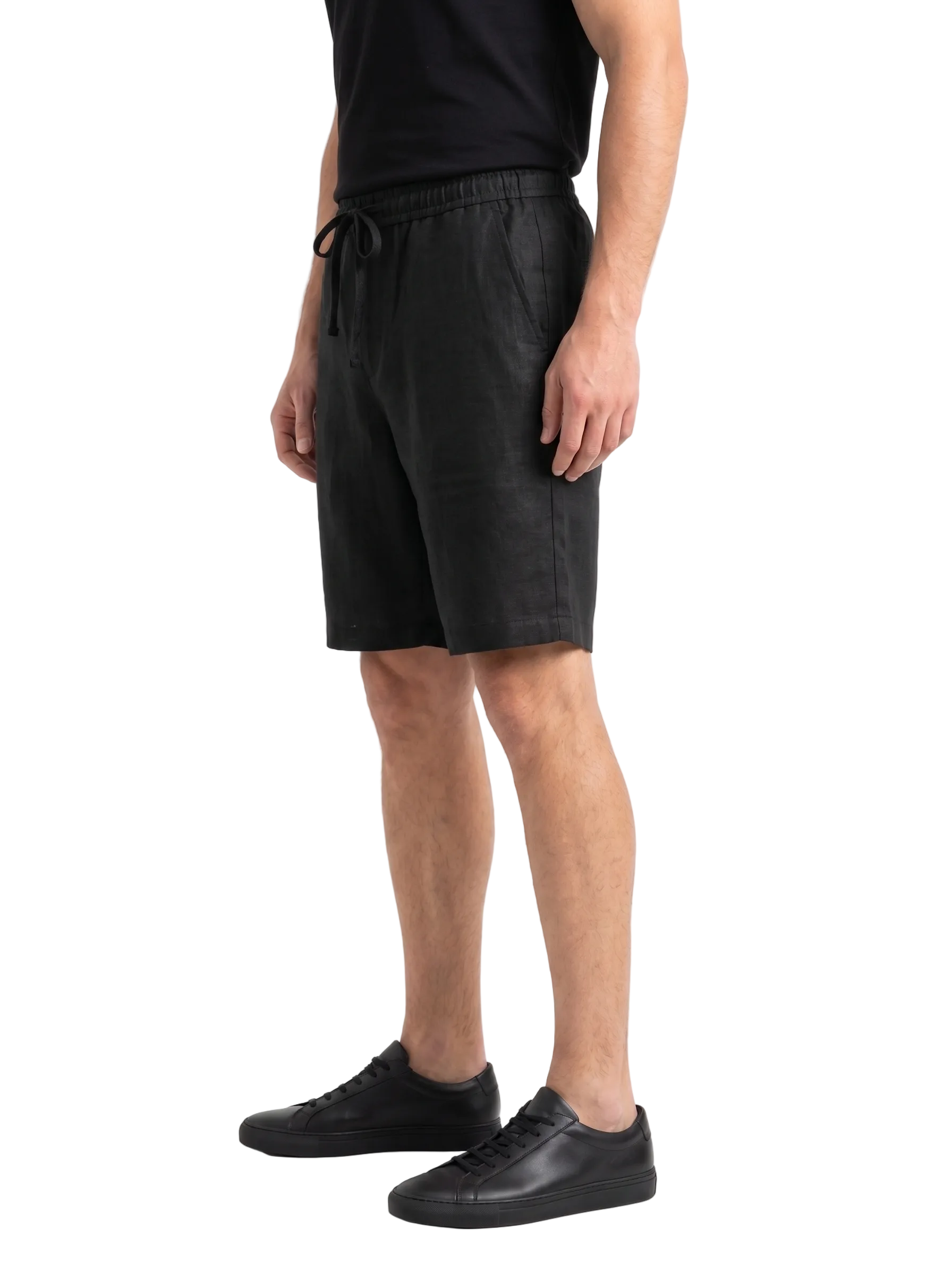 Drawstring Linen Short