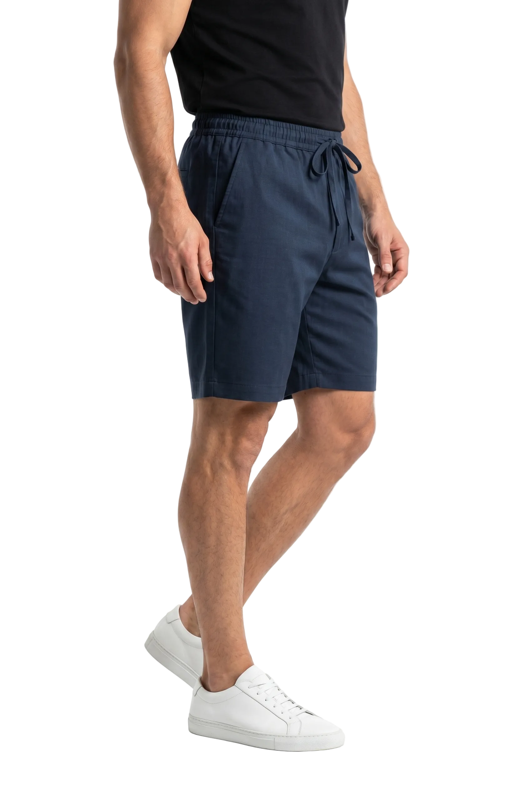 The Linen Cotton Drawstring Short