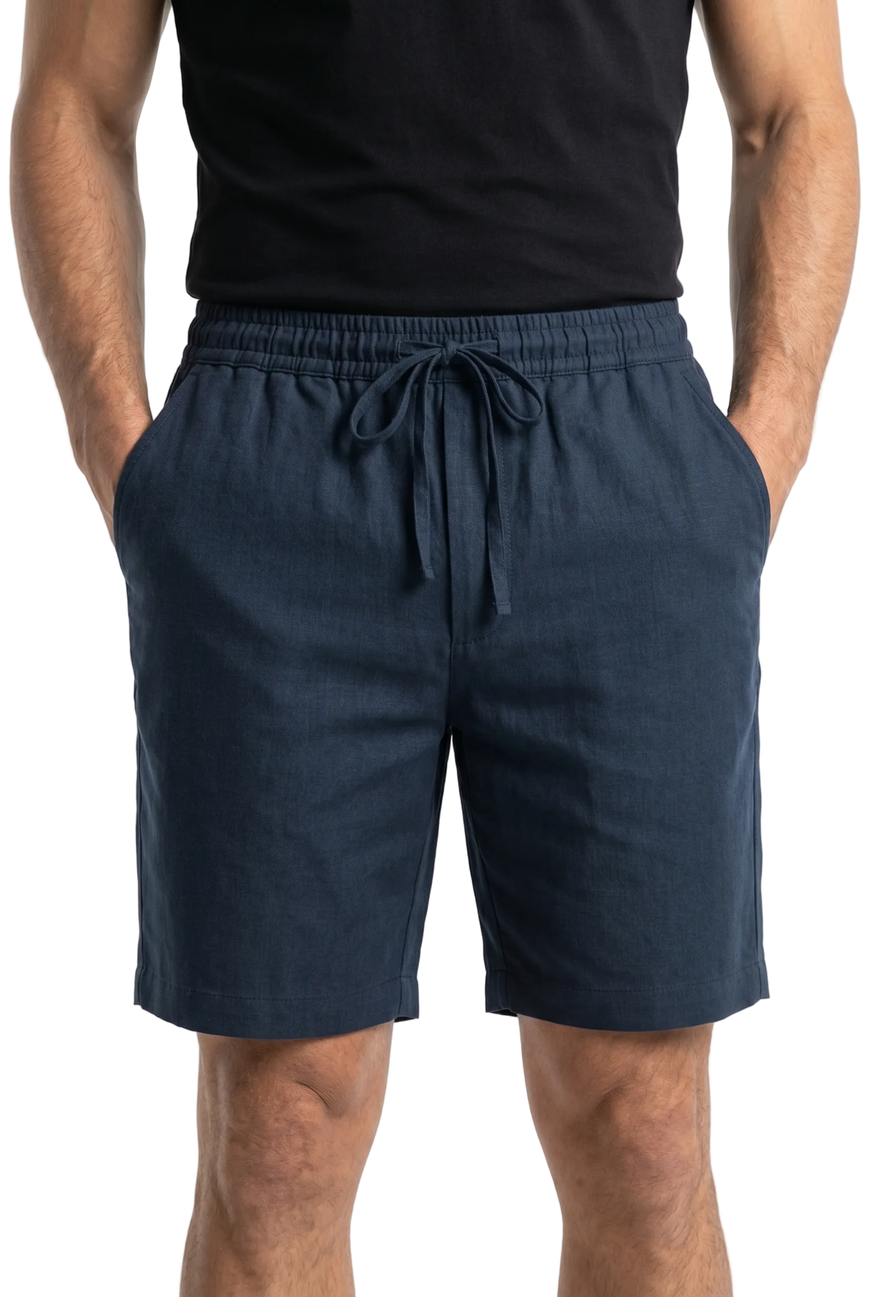 The Linen Cotton Drawstring Short